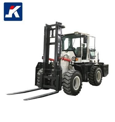 Multi-Purpose Four-Wheel Drive Telescopic Rough Terrain Forklift Hydraulic off-Road Forklift