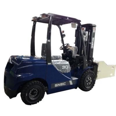 New Diesel Forklift 3ton with Bale Clamp Price