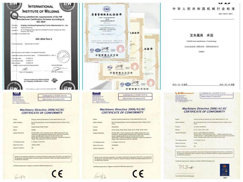 Forklift Attachments Spare Parts 4t Load Extender with CE for Doosan Forklift