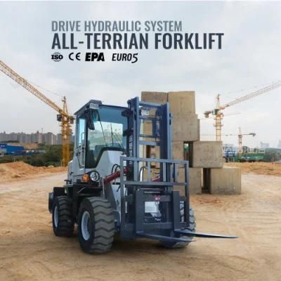 3ton Carretilla Elevadora 4X4 Rough Terrian Diesel Forklift