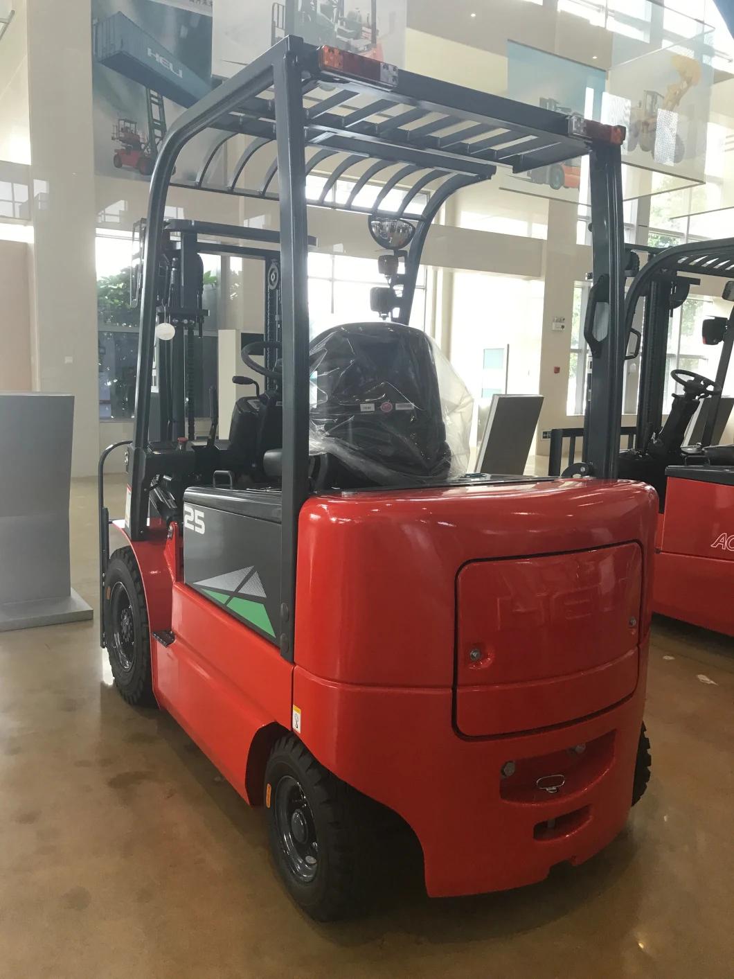 Heli 2.5 Ton Electric Forklift Cpd25 with 3 Stage 4m Mast