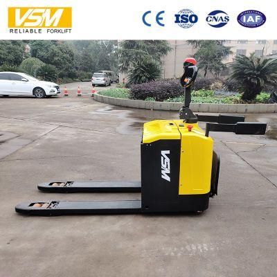 2t 2000kg Electric Pallet Truck with 1220mm Fork Length