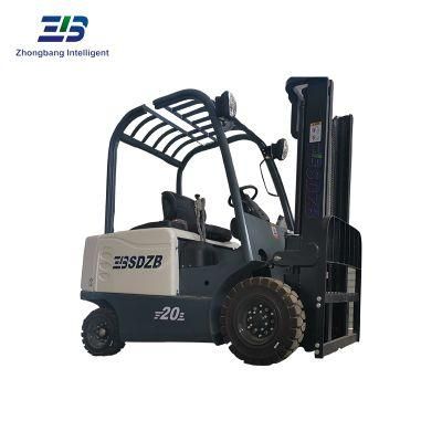 AC Motor/Pmsm 1.5ton Electric Forklift Truck for Container 2 Stage 3m 4m 5m 6m Mast