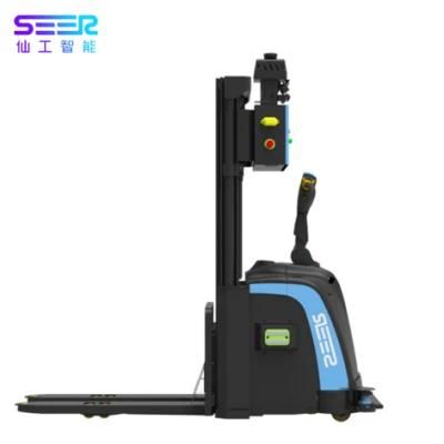 User Friendly Carry Type Intelligent Laser Electric Forklift for Pallet Handling with Excellent Supervision