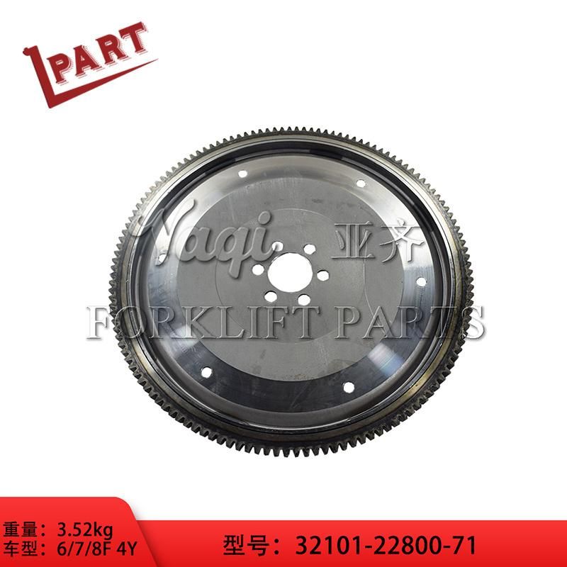 7f 8f Forklift Parts 4y Flywheel Assy 32101-22800-71