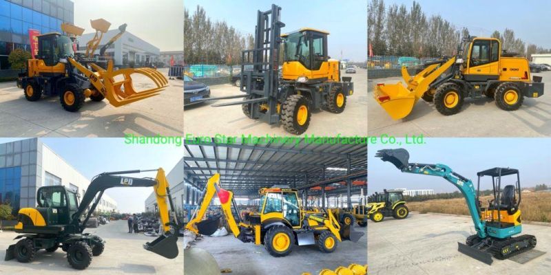Ez936f 3t Wheel Forklift Truck Small Loader Multi Functional Mini China Forklift for Manufacturer Construction Medium Bucket Machinery Compact Front Loader