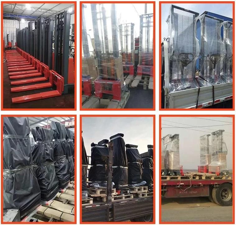 Smart Counter Balanced Semi Electric Double Mast Pallet Stacker