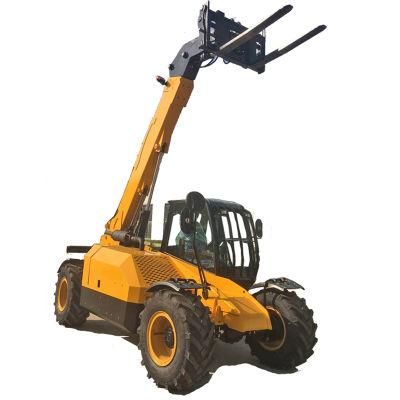China Telehandler T30d-3070 T30d-4014 Forklift Heavy 4m 7m 9m 14m Lift Height 3ton 4ton Load Capacity Telescopic Handler
