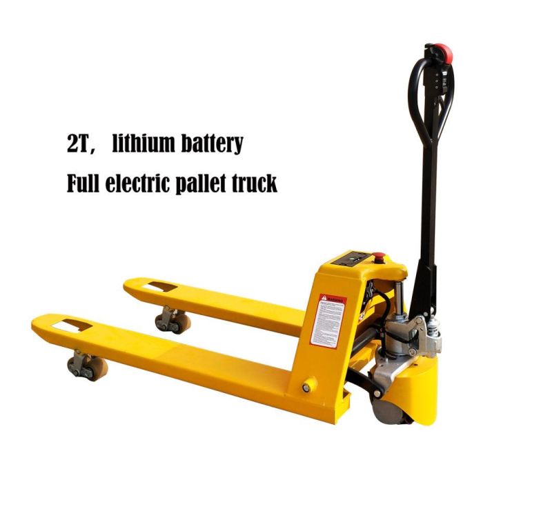 Walkie Semi Electric Pallet Truck 1500kg 2000kg for Sale