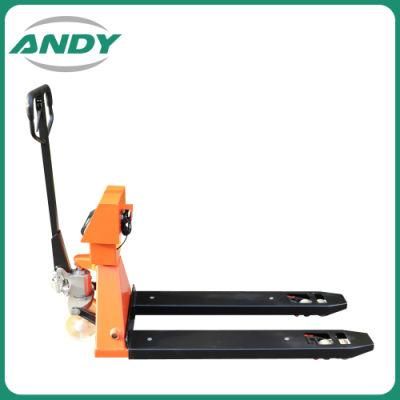 2t 2000kg 3t 3000kg Integrate Hydraulic Pump Weighting Indicator Electronic Scale Balance Hand Manual Pallet Trucks