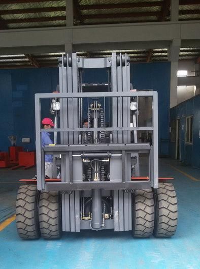 New Fd45 Diesel Forklift 4500kg Triple Mast