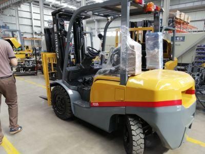 Counterbalance Good Performance 3.5 Ton Diesel Forklift with Side Shift