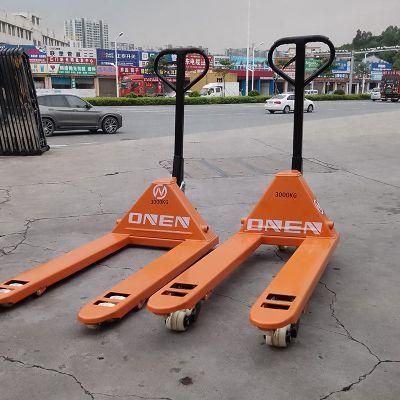 Manual 115mm Jiangmen Fork Lift Hand Pallet Truck Cby-AC