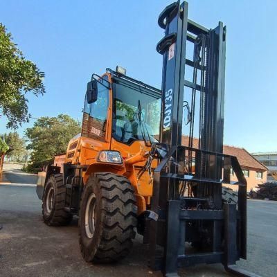China Top Quality 3m 5m 6m 3.5t 4WD Muddy Ground Forklift