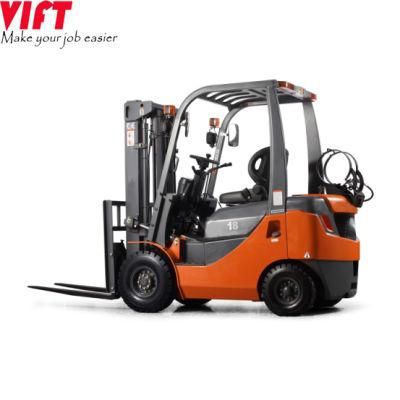 1.8 Tonne Dual Fuel Forklift LPG Petrol Container Mast