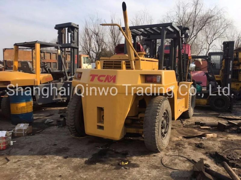 15ton Used Tcm Fd150 Diesel Forklift with Japan Isuzu Engine