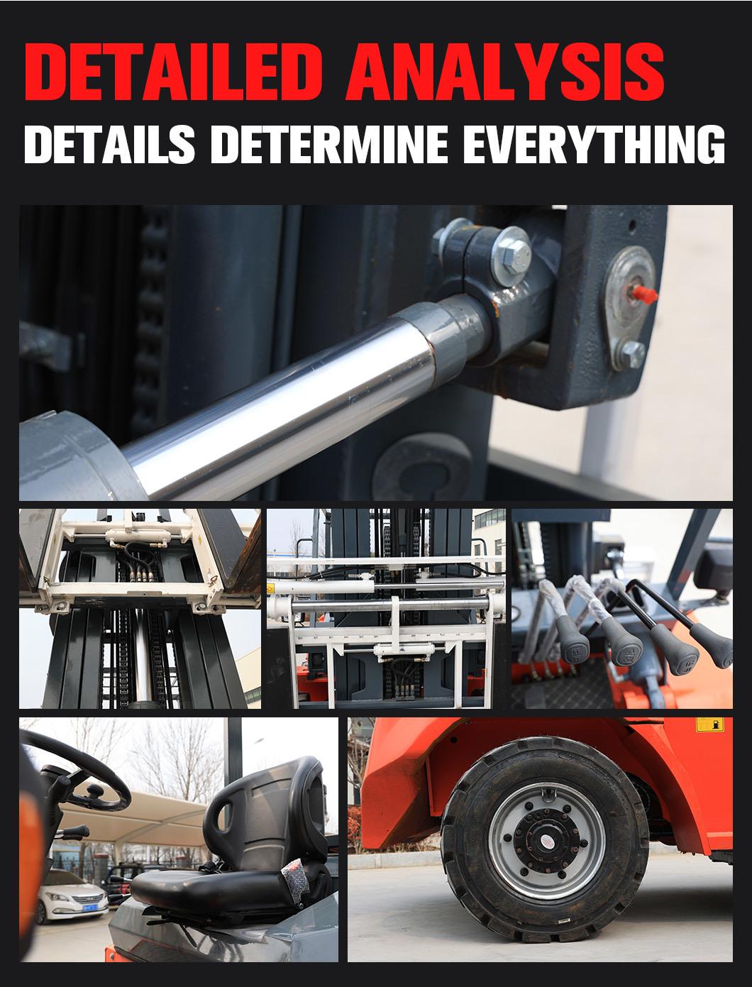 off Road Hydraulic Pump Telescopic Boom Rotating Forklift with Aerial Working Platform