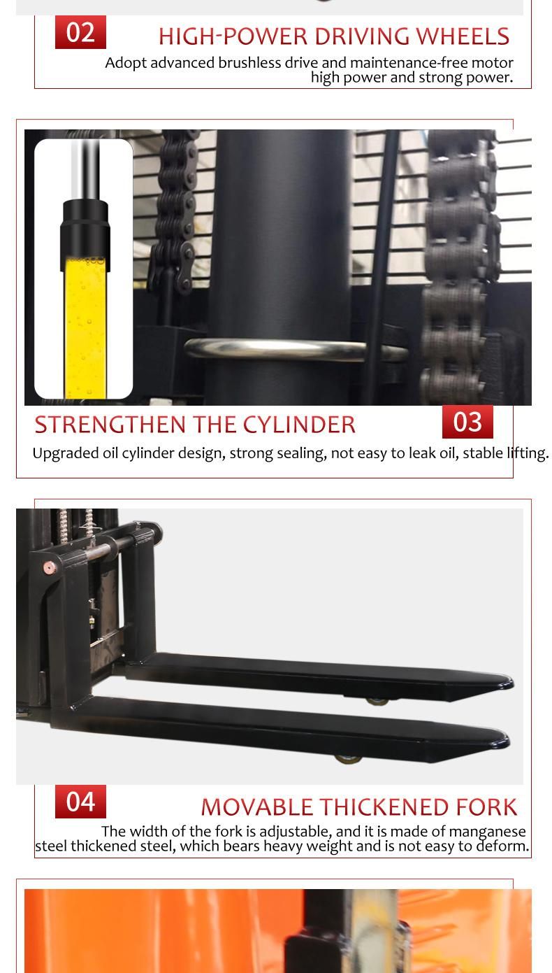 Pallet Self Loading Electric Stacker Price Handing