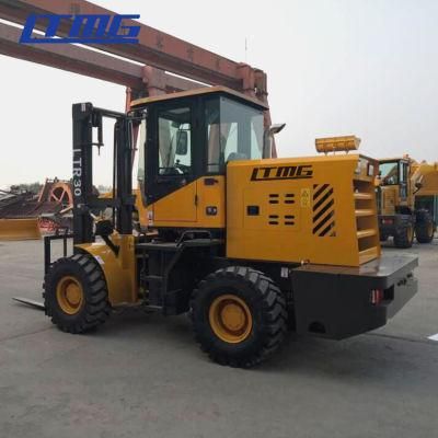 Factory China New Ltmg Rough with Cabin Articulated Price All Terrain Forklift