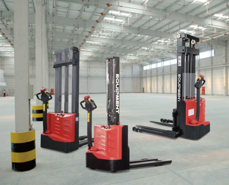 Cheap Price 1.2t Wide Supporting Leg Full Electric Stacker