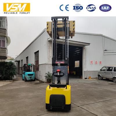 2ton 2000kg Double Cylinder Electric Pallet Stacker, Lifting Height 2m