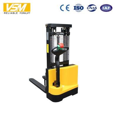 1.0ton 1000kg Walkie Electric Pallet Stacker with 3m Lifting Height