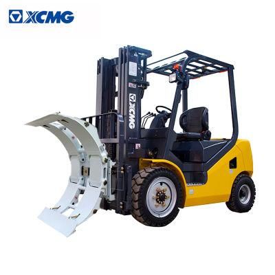 XCMG Xcb-D30 2.5 Ton 3t 3.5 T Forklift Paper Roll Clamp Chinese Driver Forklift Function Material Handling Equipment