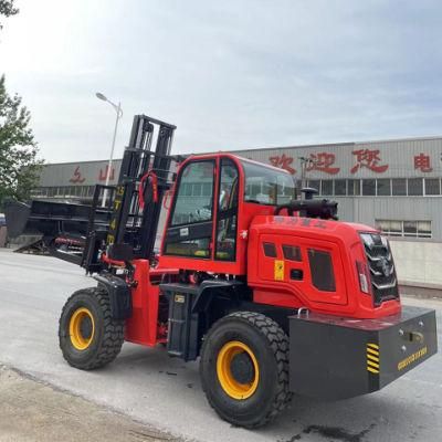 3.5 Ton 4m Rough Terrain Diesel Forklift