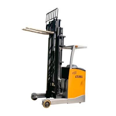 2 Ton Battery Reach Stacker Electric Forklift Truck with 7m Llifting Height
