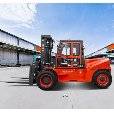 China Factory Sale Warehouse Forklift 10 Ton Diesel Forklift for Sale