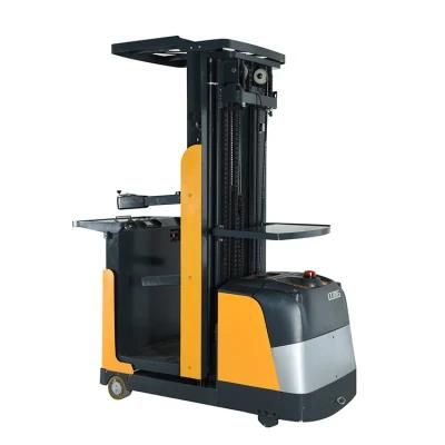 Battery 300kg 400kg Lift Truck Forklift Warehouse Electric Mini Order Picker Manufacture
