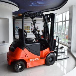 4 Wheel Forklift Electric Fok Lift Mini 1.5 Ton Truck