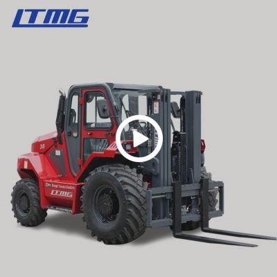 Ltmg 3ton Rough Terrain Forklift New Forklift for Sale