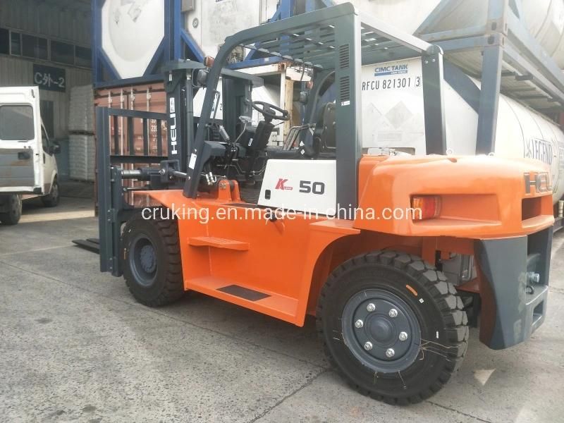 Heli 7500kg 7.5ton Diesel Forklift Cpcd75 with Japanese Engine