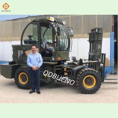 Bueno Rough Terrain Forklift 3ton Front All Terrain Forklift