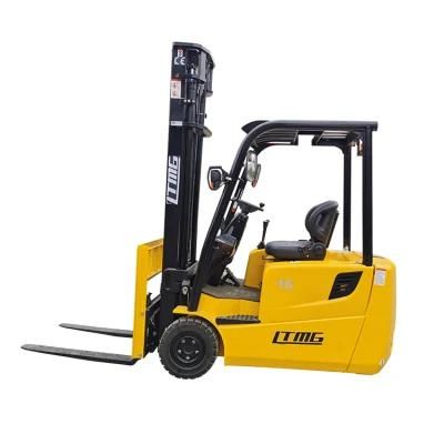 Ltmg Small Turning Radius Three Wheel Forklift 1.5ton 1.6ton 1.8ton 2ton Warehouse Electric Forklift for Sale