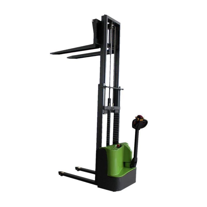 Full Electric hydraulic Forklift Reach Walking Type Stacker