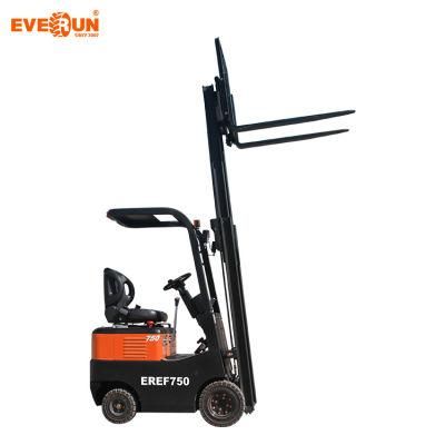 Hot Sale Factory Price CE Approved Everun Eref750 750kg Electric Forklift