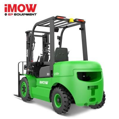 3 Ton 3000mm Lifting Height Duplex Mast Small Battery Forklift Truck with Side Shifter