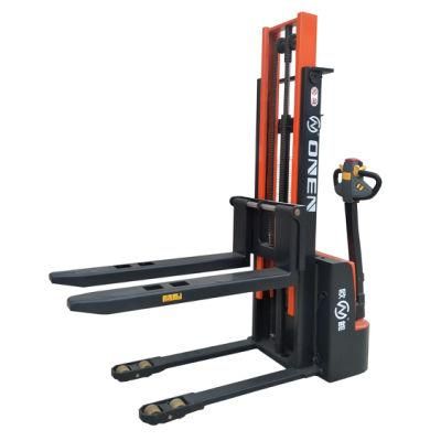 AC Motor 1000-1500kg Onen Iron and Plastic Film Electric Lifter Pallet Stacker