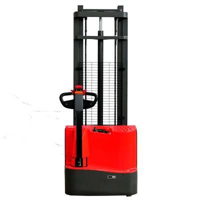 1000kg 1500kg 3000mm Battery Full Electric Stacker