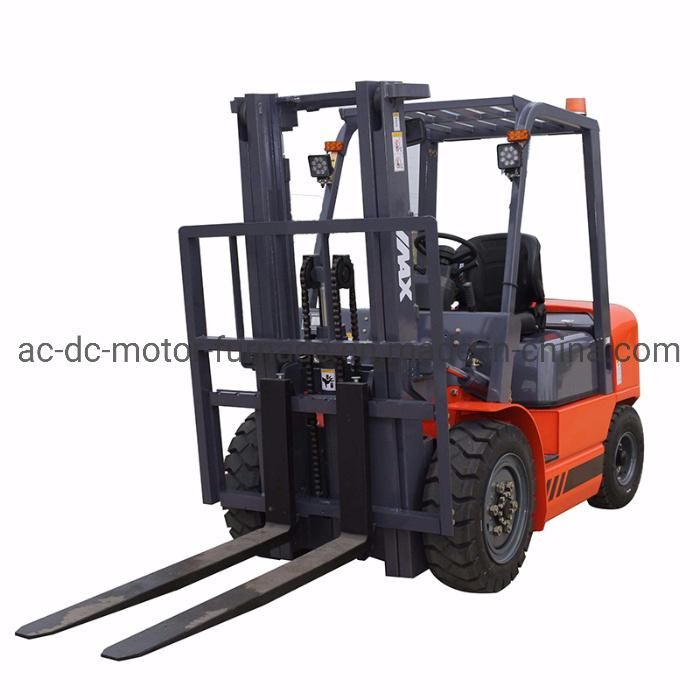 1t 2t Simple Semi Diesel Pallet Stacker Forklift 1000kg 2000kg Diesel Forklift