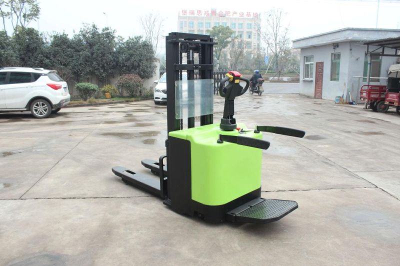 Best Seller in Europe with High Cost Performance 2ton Battery Pallet Stacker