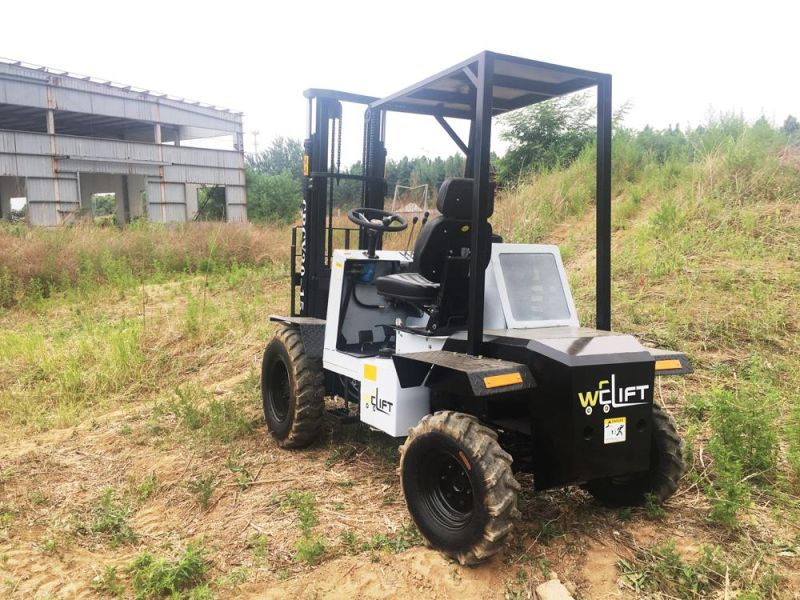 Greenhouse Forklift 4X4 Drive Forklift 1.5 Tons Cheapst Forklift