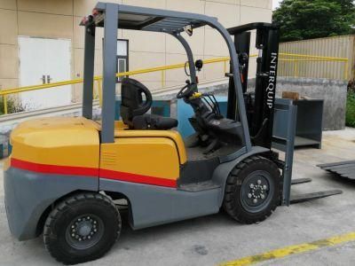 Mini Counterbalanced 2500 Kg Diesel Forklift with Isuzu C240 Engine