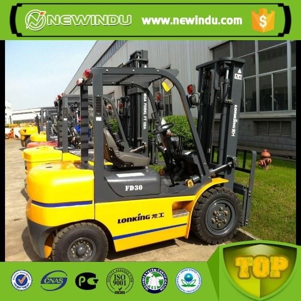 Lonking 3 Ton Diesel Fd30 Small Forklift Sale in Philippines