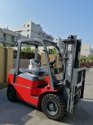 Optional Attachment Four Wheels 2000kg Diesel Forklift Truck with Side Shift