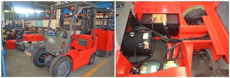 2.5 Ton Counter Balance Electric Forklift with 4 Wheel