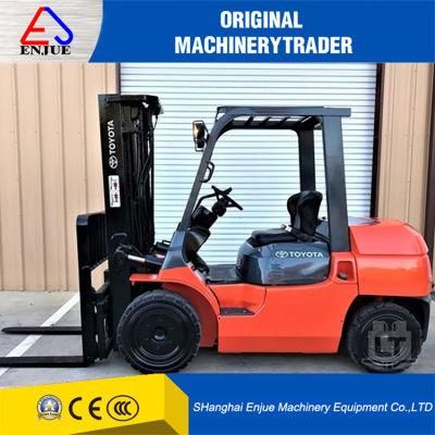 Used Diesel Forklift Toyota 7fdu35 Good Performance Japanese Isuzu Engine Diesel Used Forklift on Sale Best After Sale Sevice