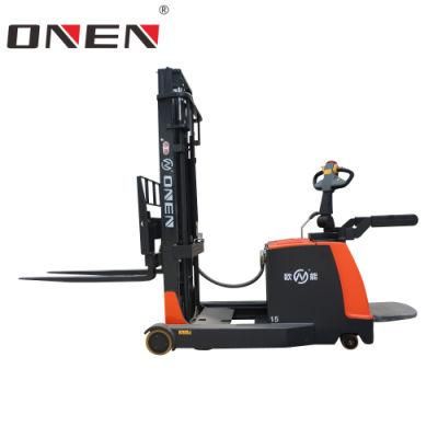 200 Kg 3000~5000mm 24/240 --V/Ah Electromagnetic Brake Stacker Forklift Cqd-a with Factory Price